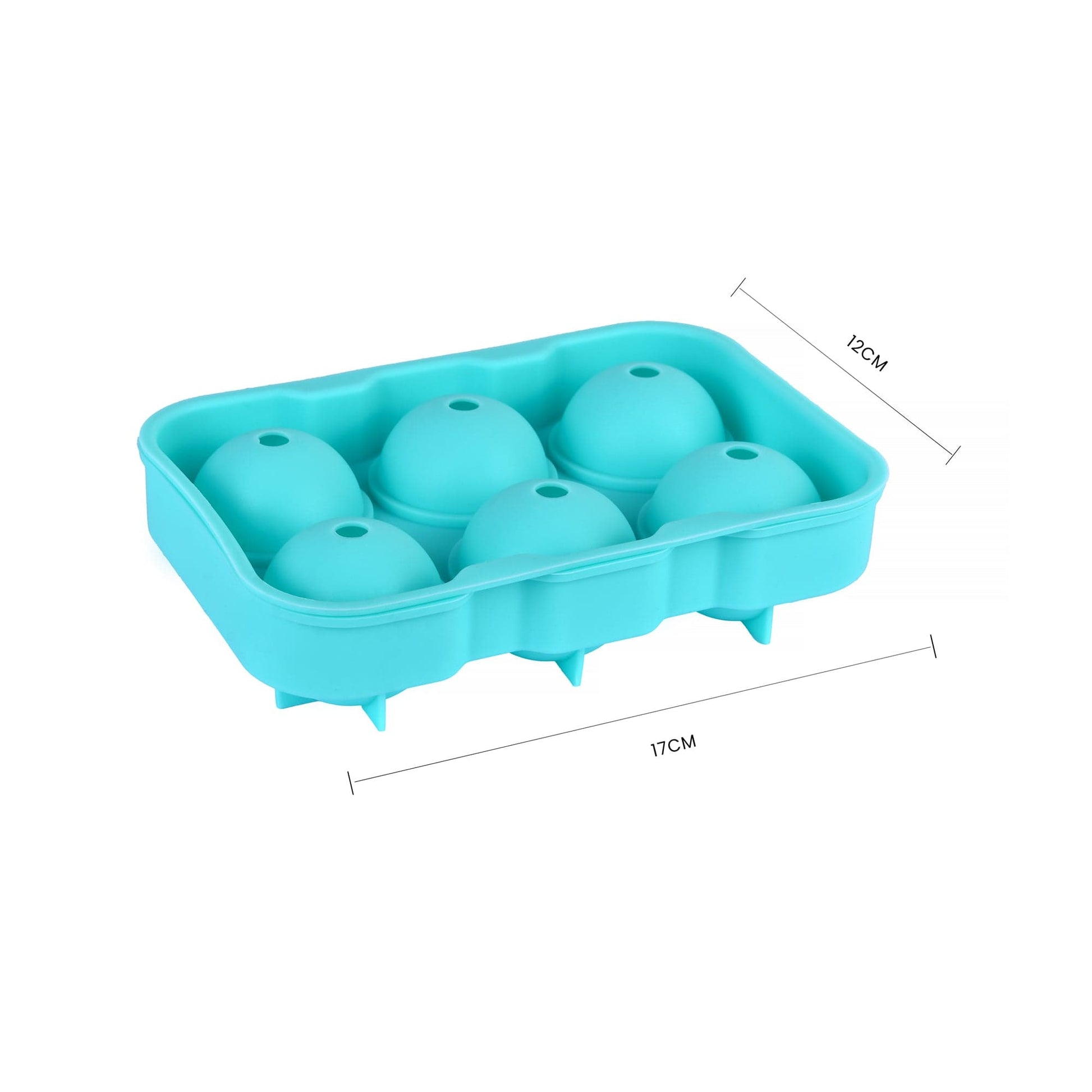 COOK EASY ice cube tray 4 Pcs Silicone Easy Pop 6 Sphere Ice Cube Tray / 15 Grids Ice Cube Tray