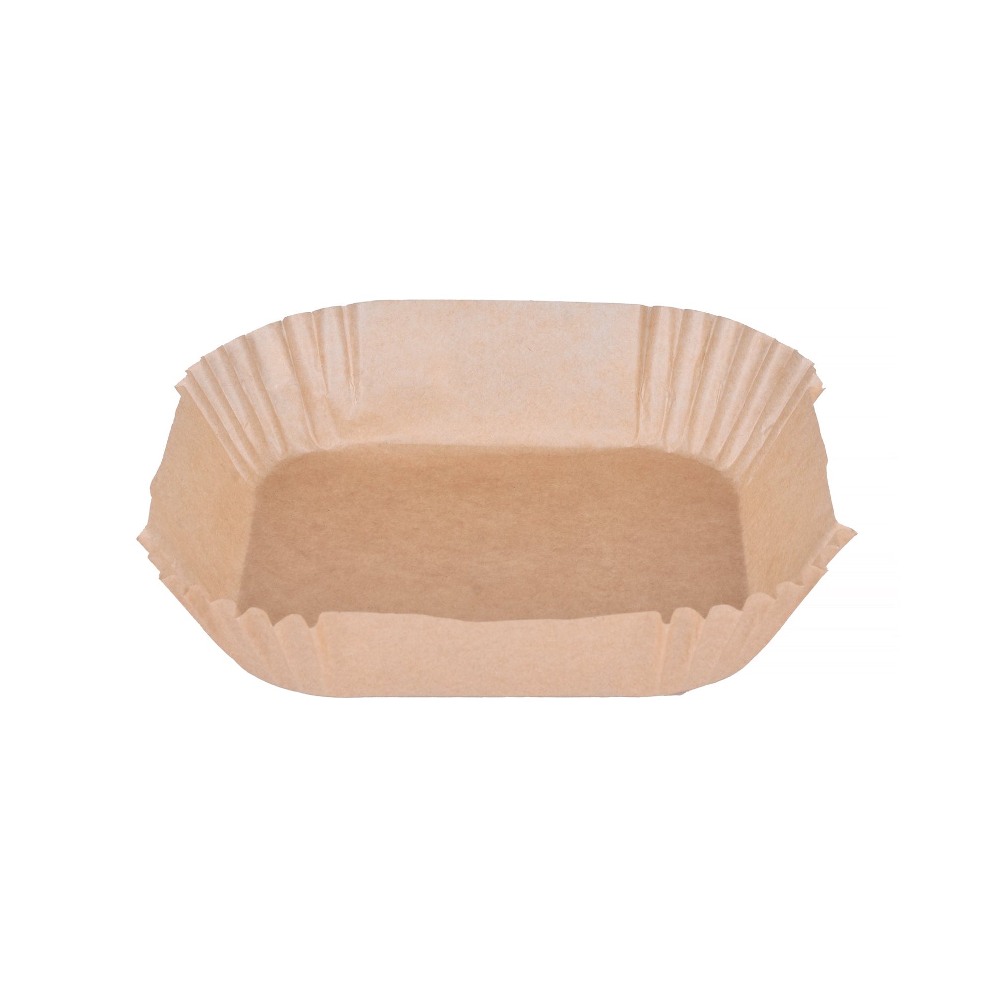 COOK EASY Air Fryer Liner 100 Pcs 20cm Square Disposable Unbleached Silicone Paper Dish Air-fryer Liner