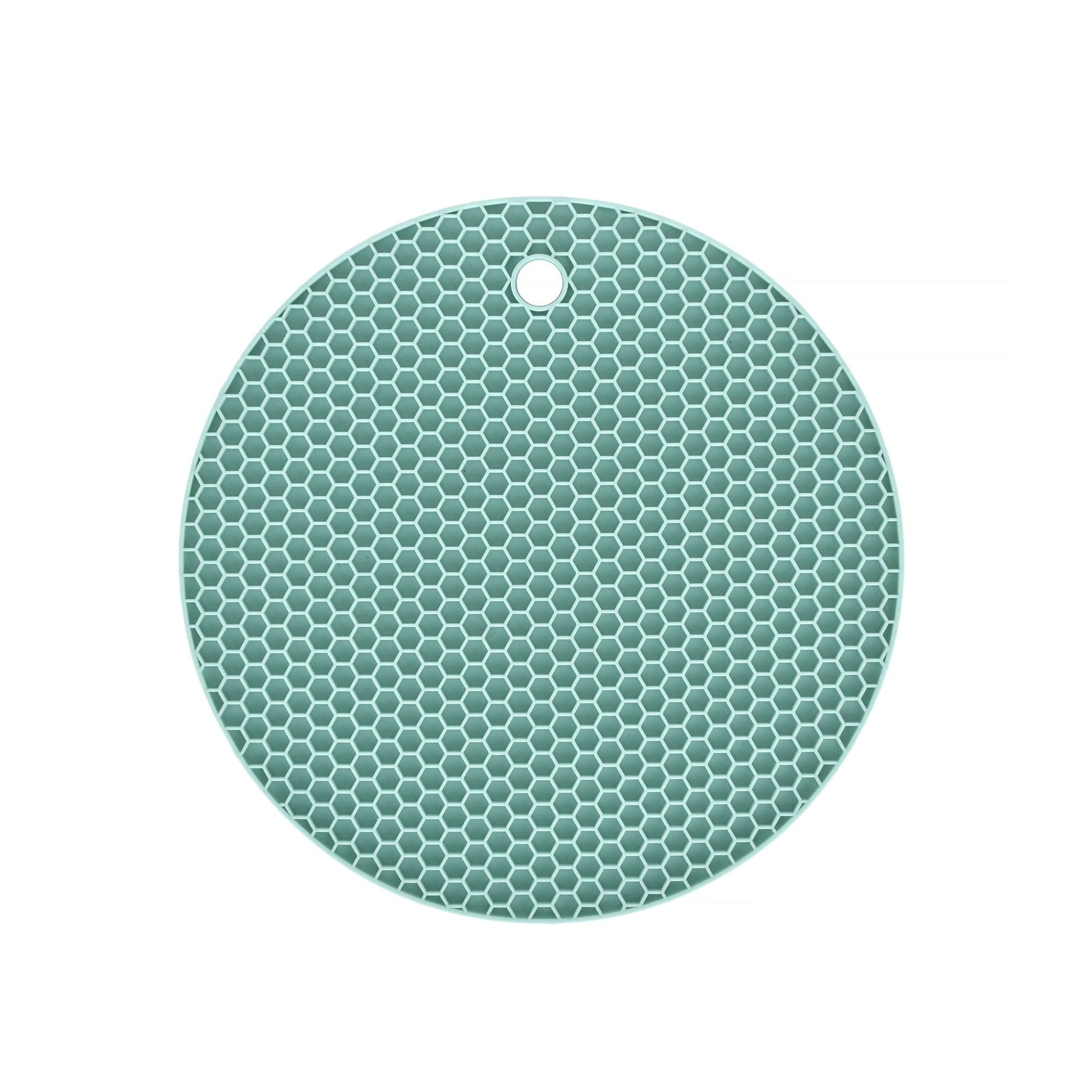 COOK EASY Insulation Mat Round Silicone Pot Holder Insulation Mat Teal