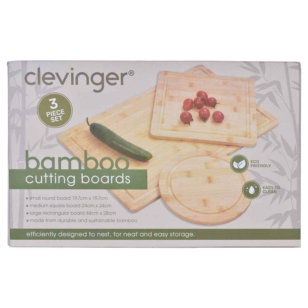 Clevinger 3 Pcs Bamboo Cutting Board