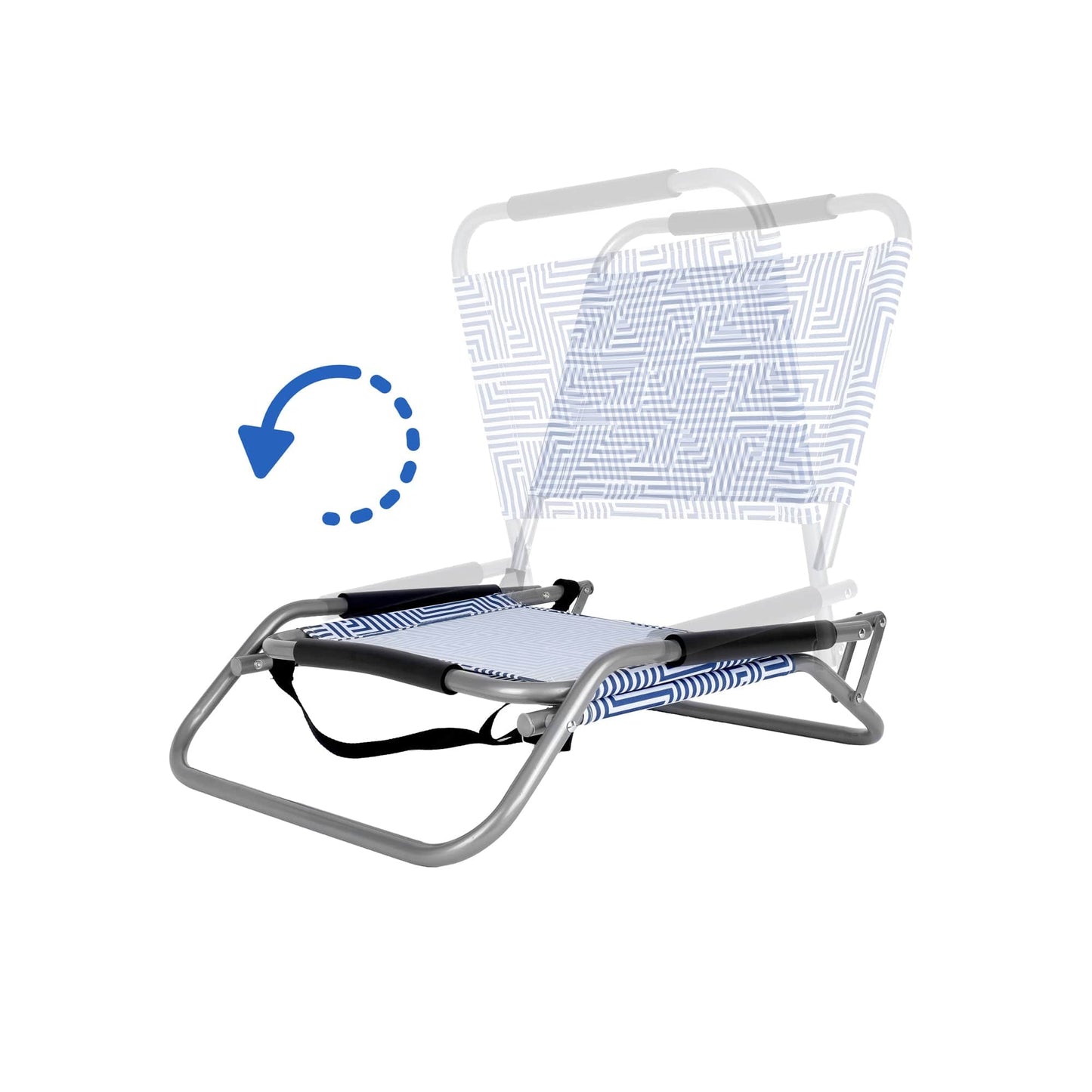 Lazy Dayz Beach 2pc Lazy Dayz Foldable Beach Chair - Makena