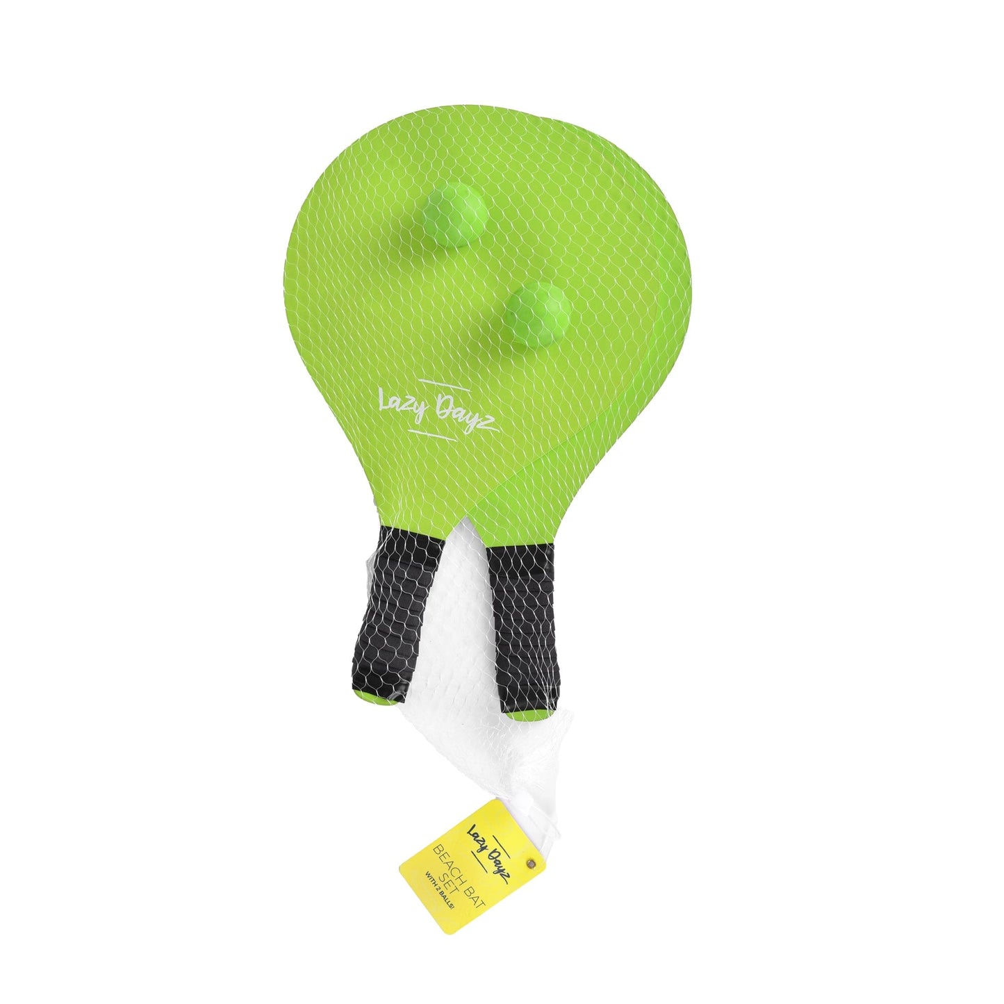Lazy Dayz Beach and Summer Lazy Dayz Summer Wooden Beach Bats and 2 Balls Green