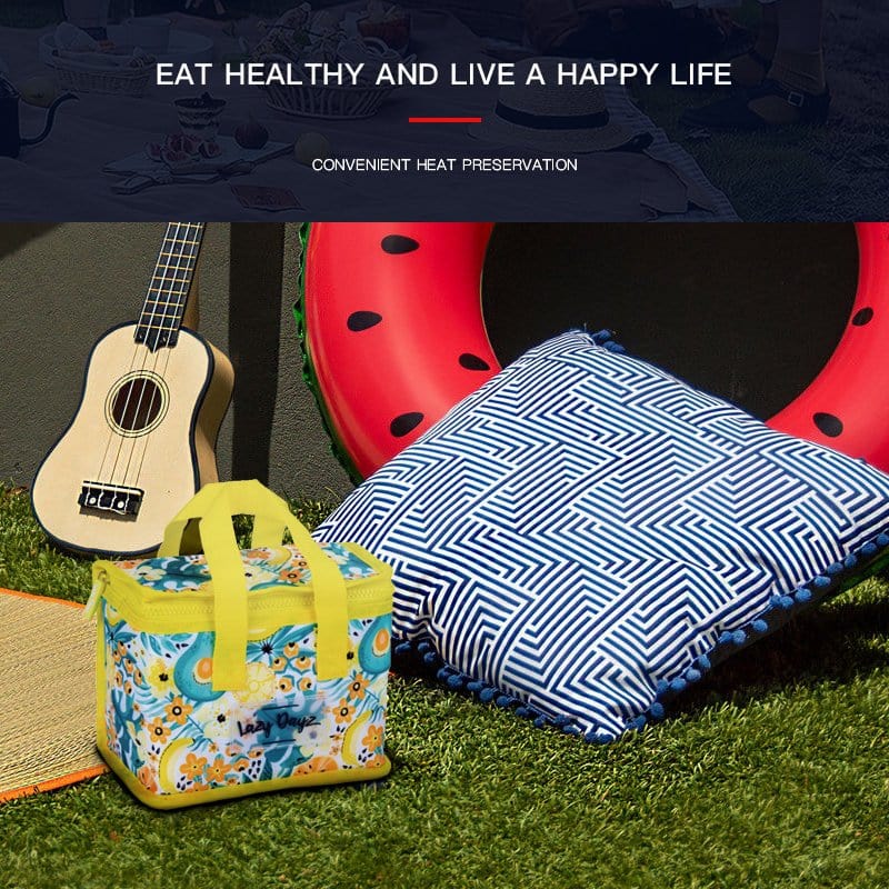 fandcy-developer swimming pools Food Safe Insulated Kids Lunch Box Cooler - Tamara