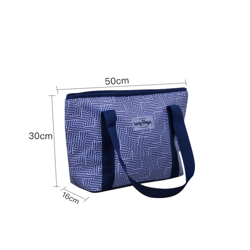 Lazy Dayz Lunch Box 6L Food Safe Insulated Jumbo Cooler Tote - Rainbow