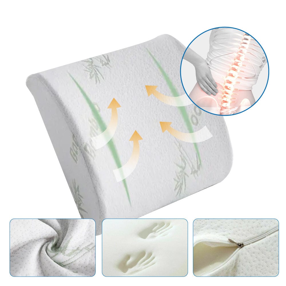 Living Today Office Memory Foam Back Support Office, Car Pillow