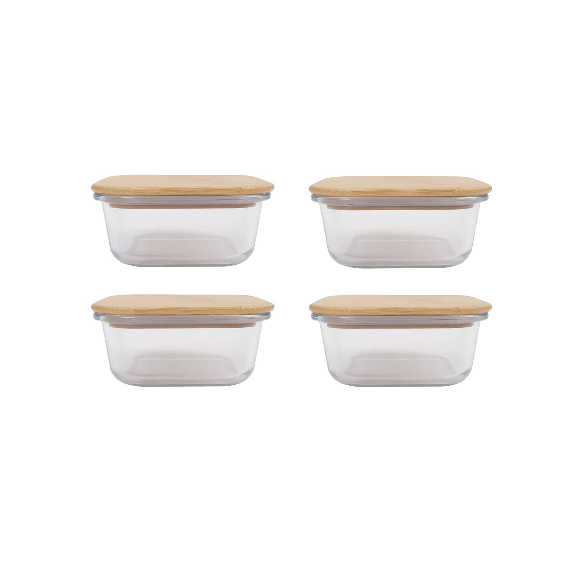 Clevinger Lunch Box 4 pk Bamboo Food Container - Medium
