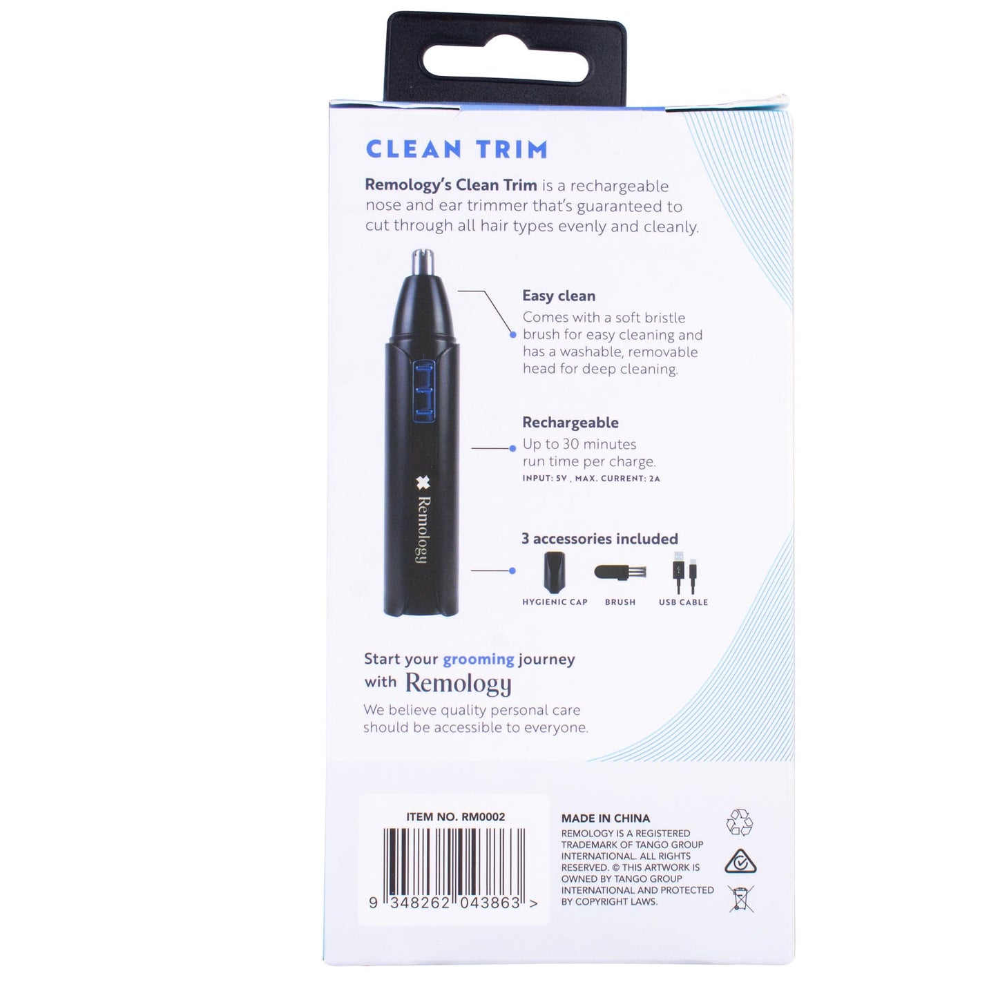 Remology personal care Remology Rechargeable Precision Nose and Ear Trimmer