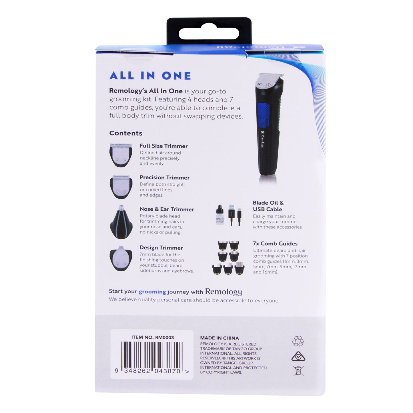 Remology personal care Mens All in One Grooming Kit