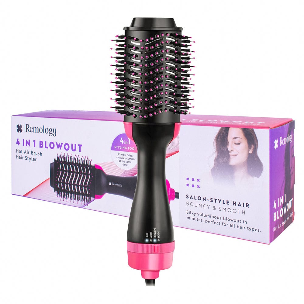 Remology personal care Remology 4 in 1 Blowout Hot Air Brush Hair Styler