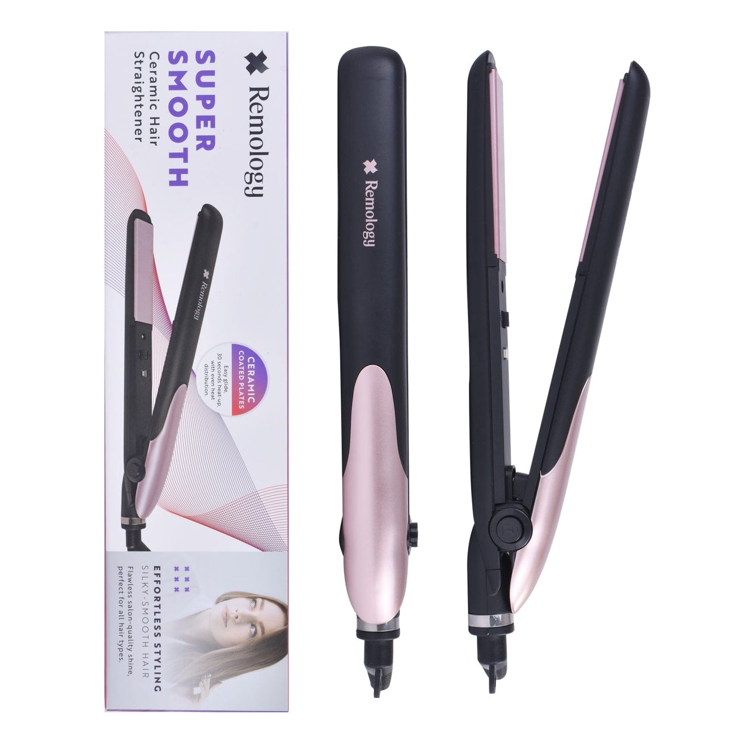 Remology Hair Straighteners Remology Super Smooth Ceramic Hair Straightener