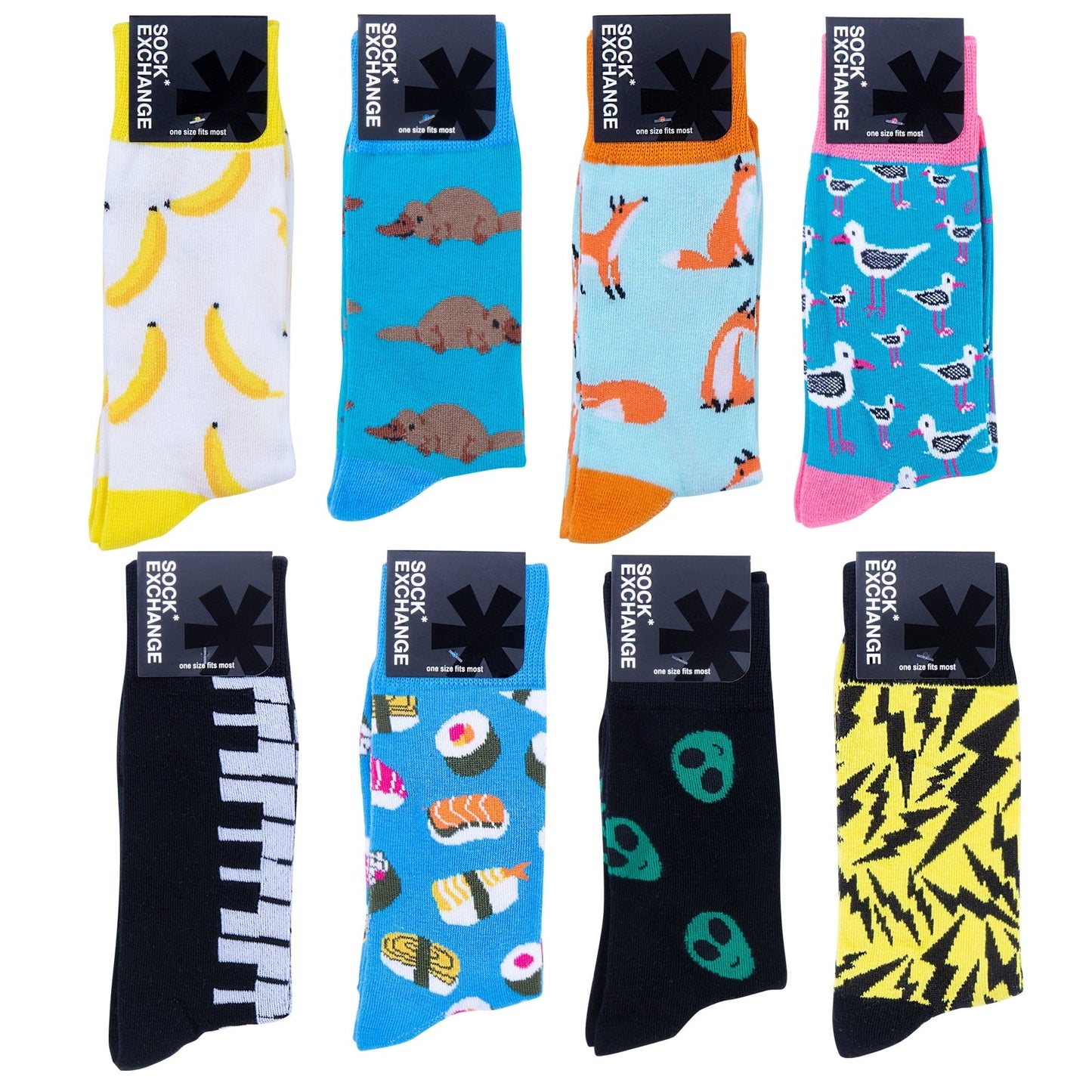 Sock Exchange Socks Novelty Socks - Wholesale 48 Pairs Novelty Socks