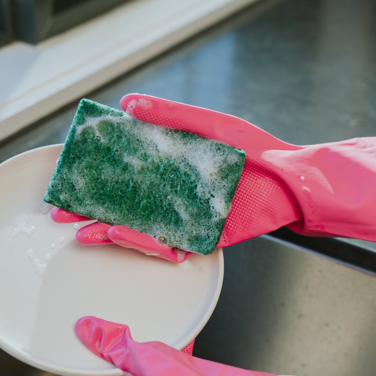 Spiffy Cleaning SPIFFY Deluxe Latex Household Cleaning Gloves