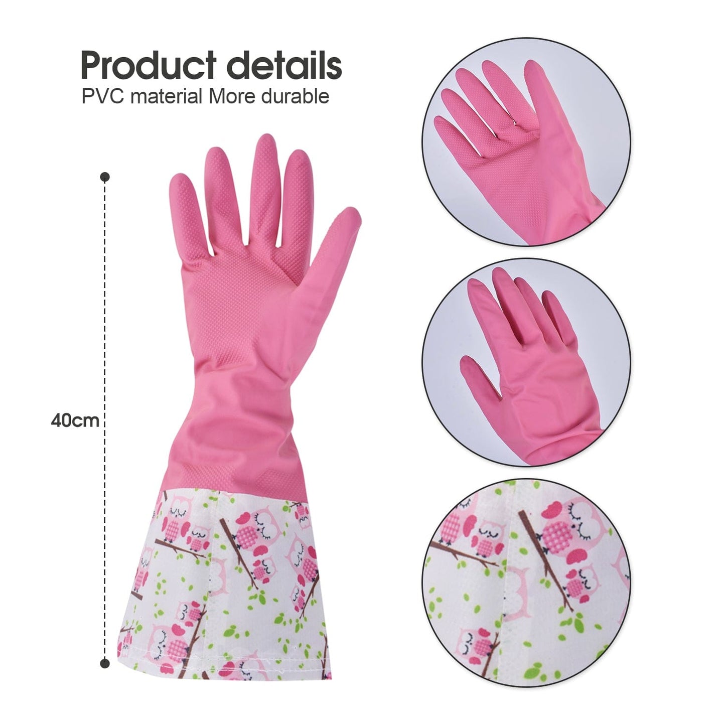 Spiffy Cleaning SPIFFY Deluxe Latex Household Cleaning Gloves