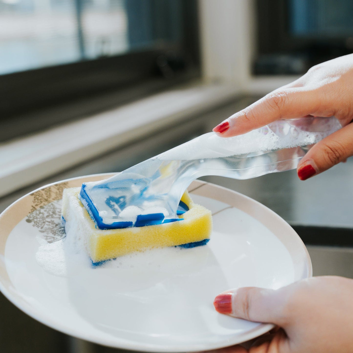 Spiffy cleaning sponge SPIFFY Soap Fillable Dish Wand