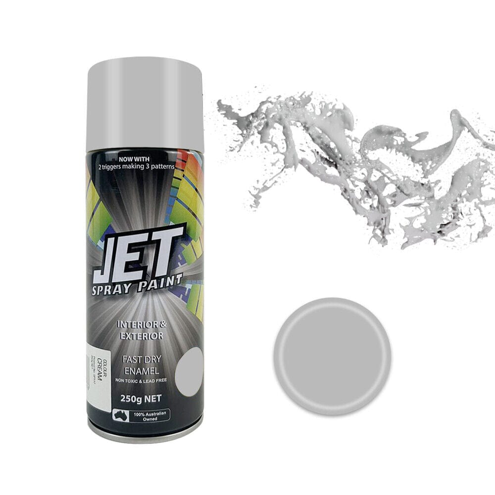 JET spray paint 3PK 250g Spray Paint Can For Interior and Exterior 26 colours Fast Dry