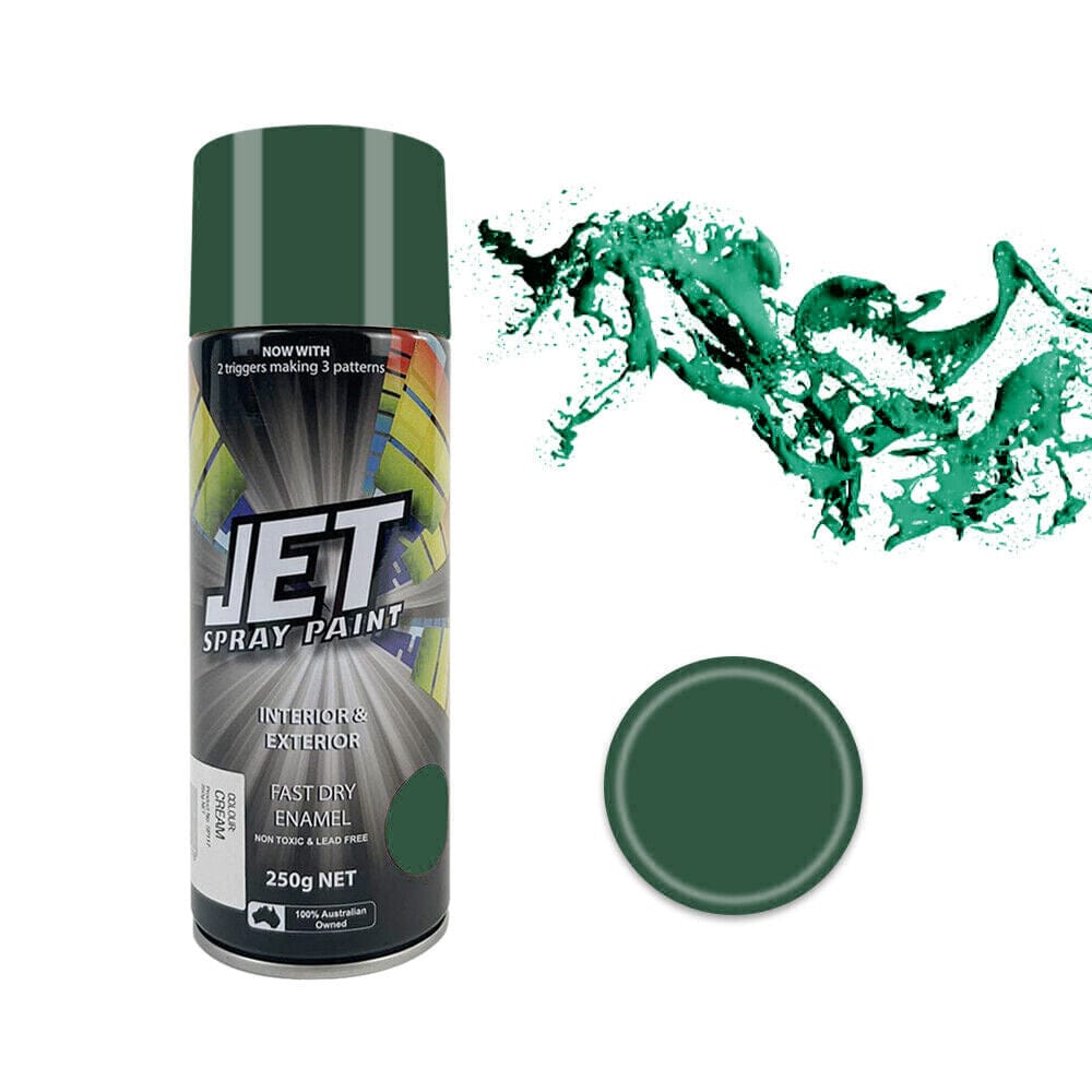 JET spray paint 3PK 250g Spray Paint Can For Interior and Exterior 26 colours Fast Dry