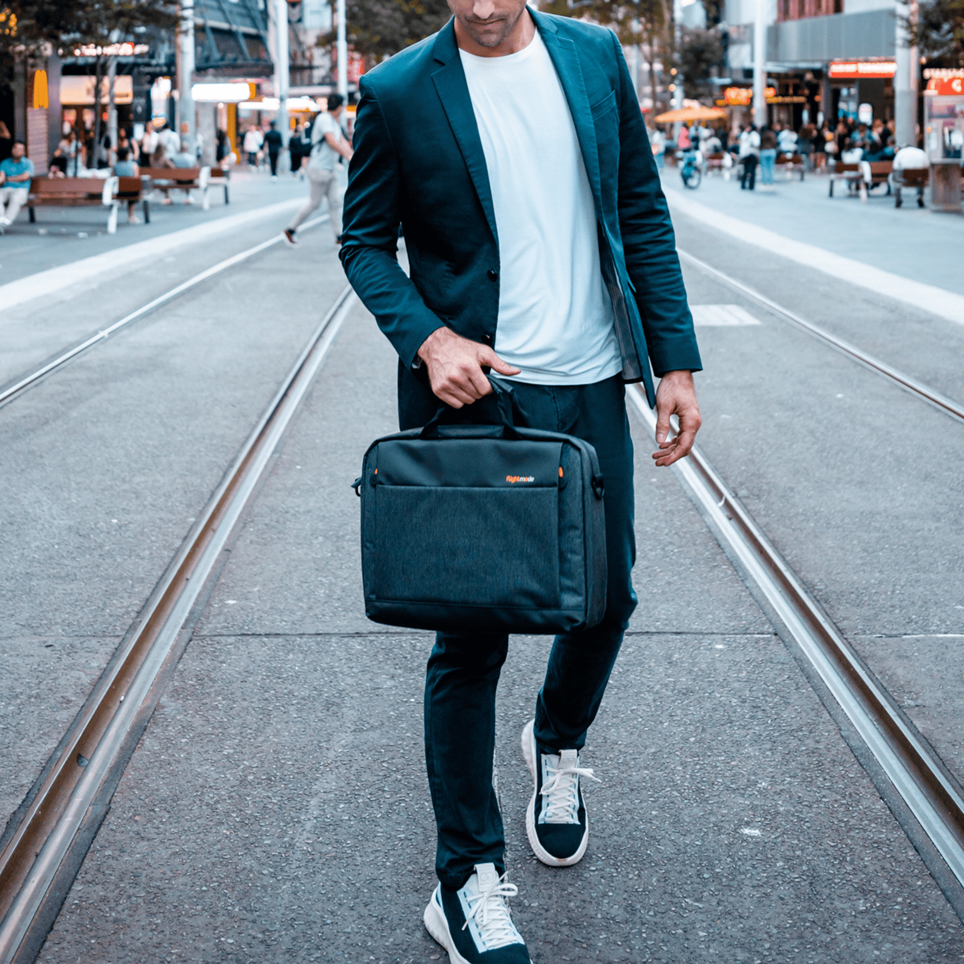 Flightmode Bags and Luggage Flightmode Laptop Messenger Bag - Charcoal