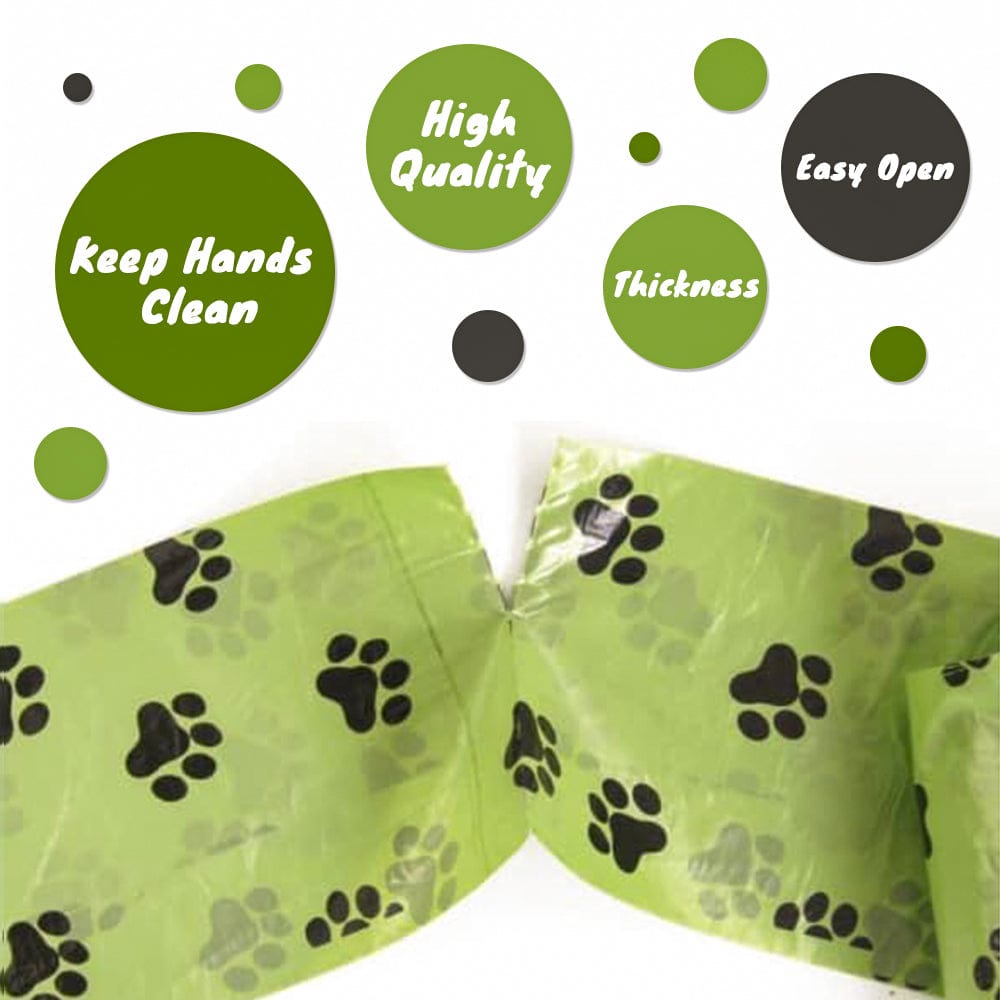 LIVINGTODAY dog poop dispenser and bags LIVINGTODAY Pet Dog Poop Dispenser and 135 Biodegradable Unscented Waste Bags