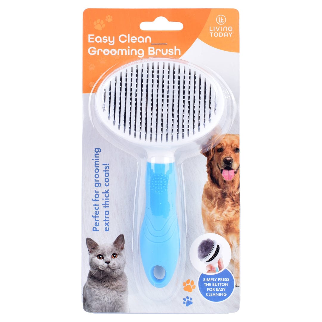 Living Today Pets Easy Clean Pet Grooming Brush