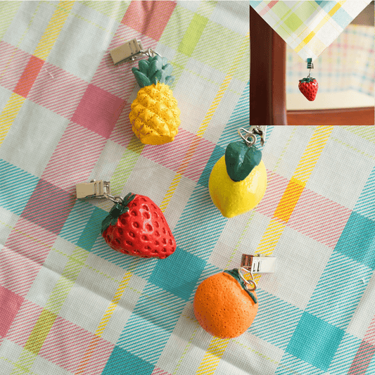 COOK EASY Tablecloth weights 4 Pcs Tablecloth Weights - Fruit Designs