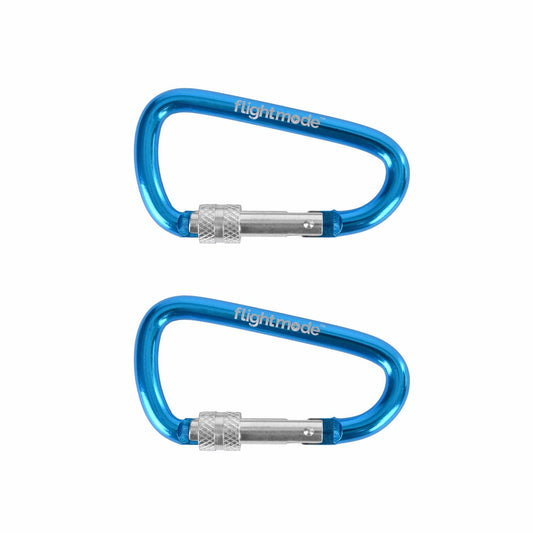 Flightmode Carabiners 2pk Flightmode Travel Luggage Carabiners - Blue