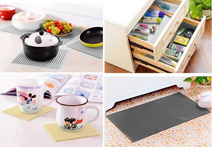 Living Today Homewares Kitchen Placemat Drawer Liner Cabinet Mat Non Slip EVA Plastic Grip Waterproof 120x200cm