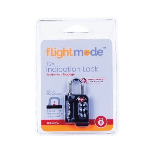 Flightmode 2 Pcs TSA Approved Travel 3 Dial Indicator Padlock