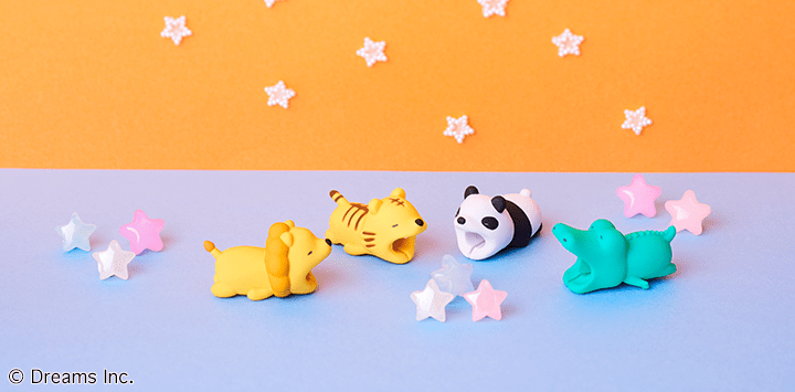 Fandcy cable protector 5Pcs Animal Collection Silicon Cable Protector Pack-Random Design Selected