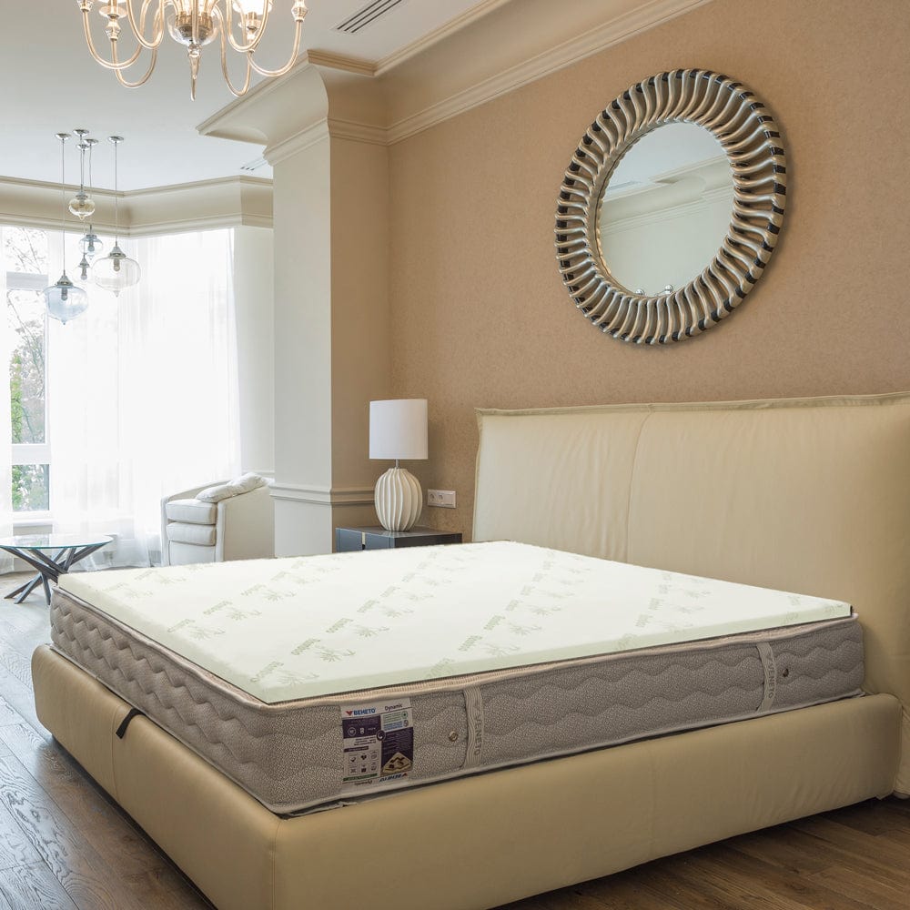 Living Today Memory Foam Mattress Topper with Bamboo Cover - King