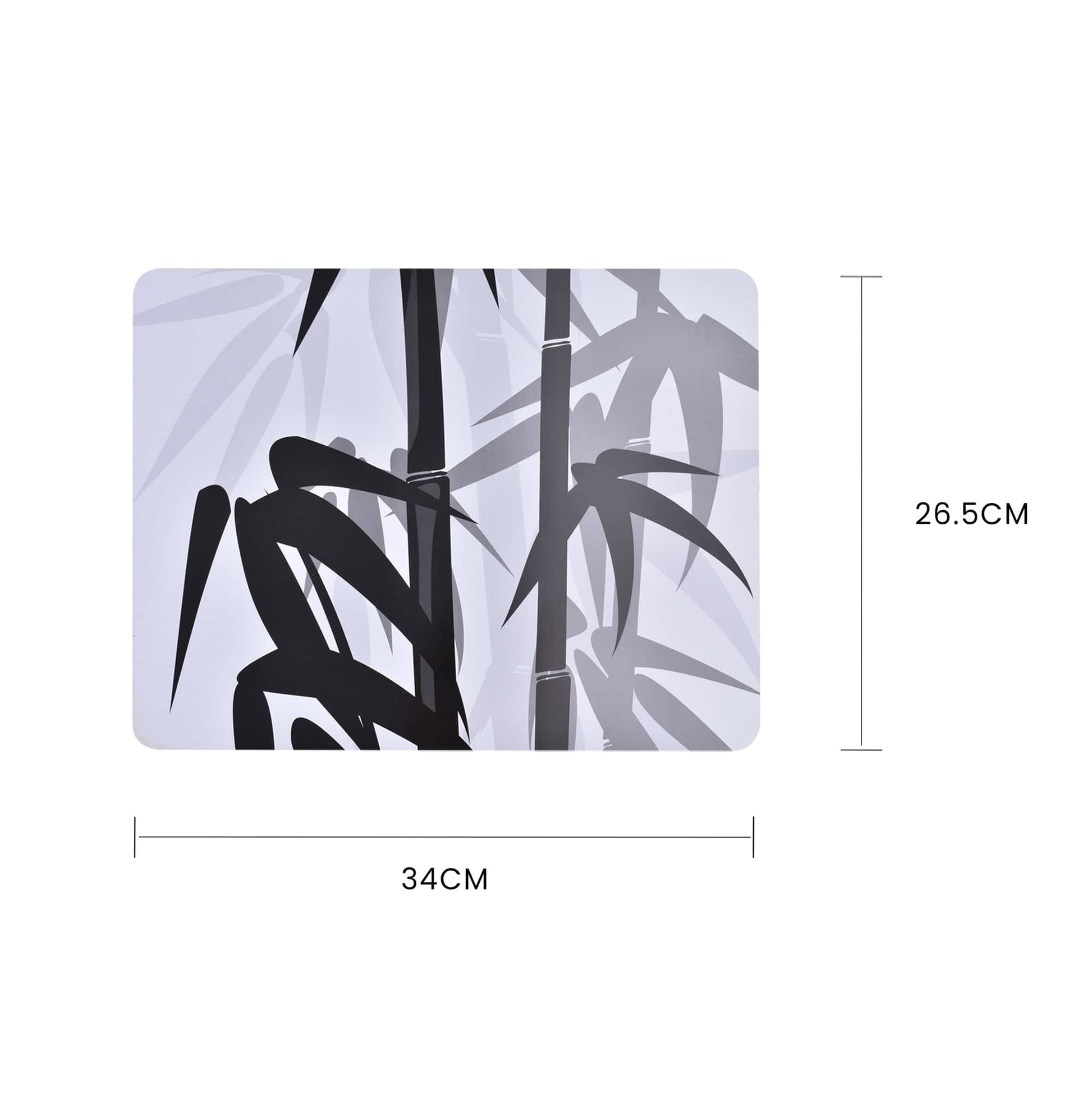 Clevinger dining placemat Clevinger 8 pcs MDF Placemats and Coasters Bamboo