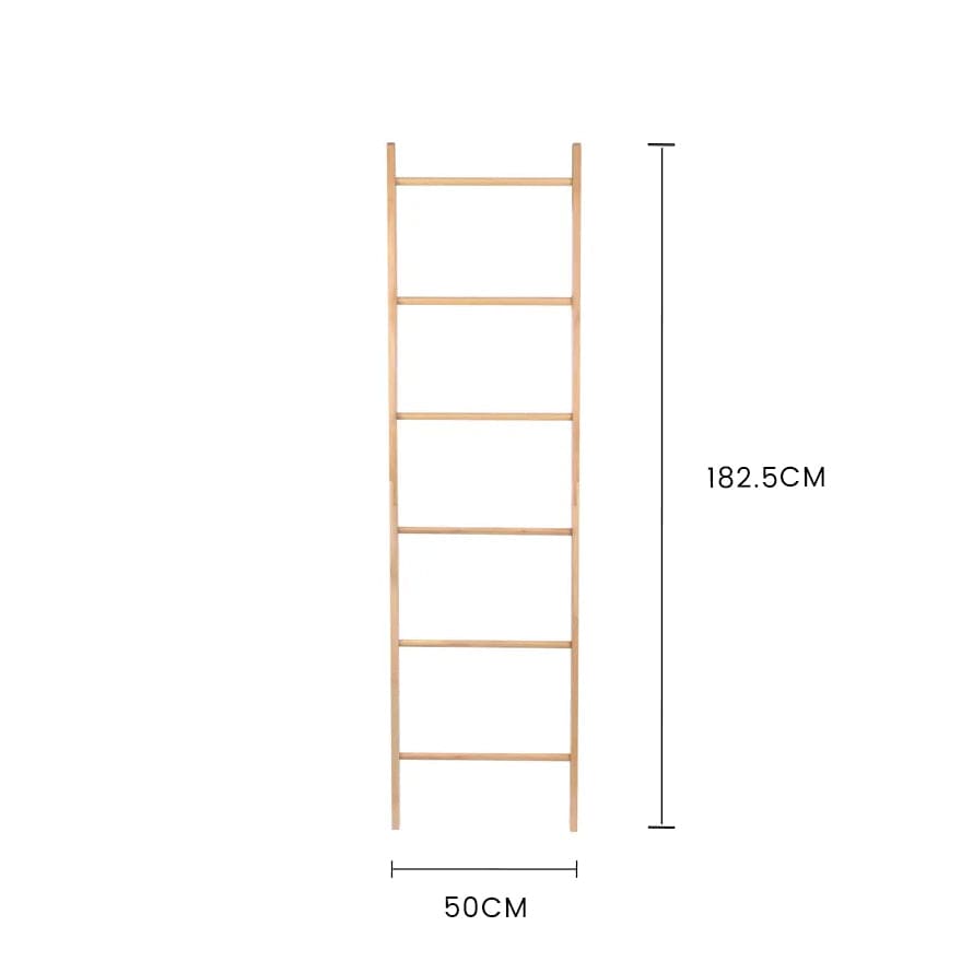 Clevinger Towel Racks & Holders Bamboo 6 Step Towel Ladder - Freestanding 182cm