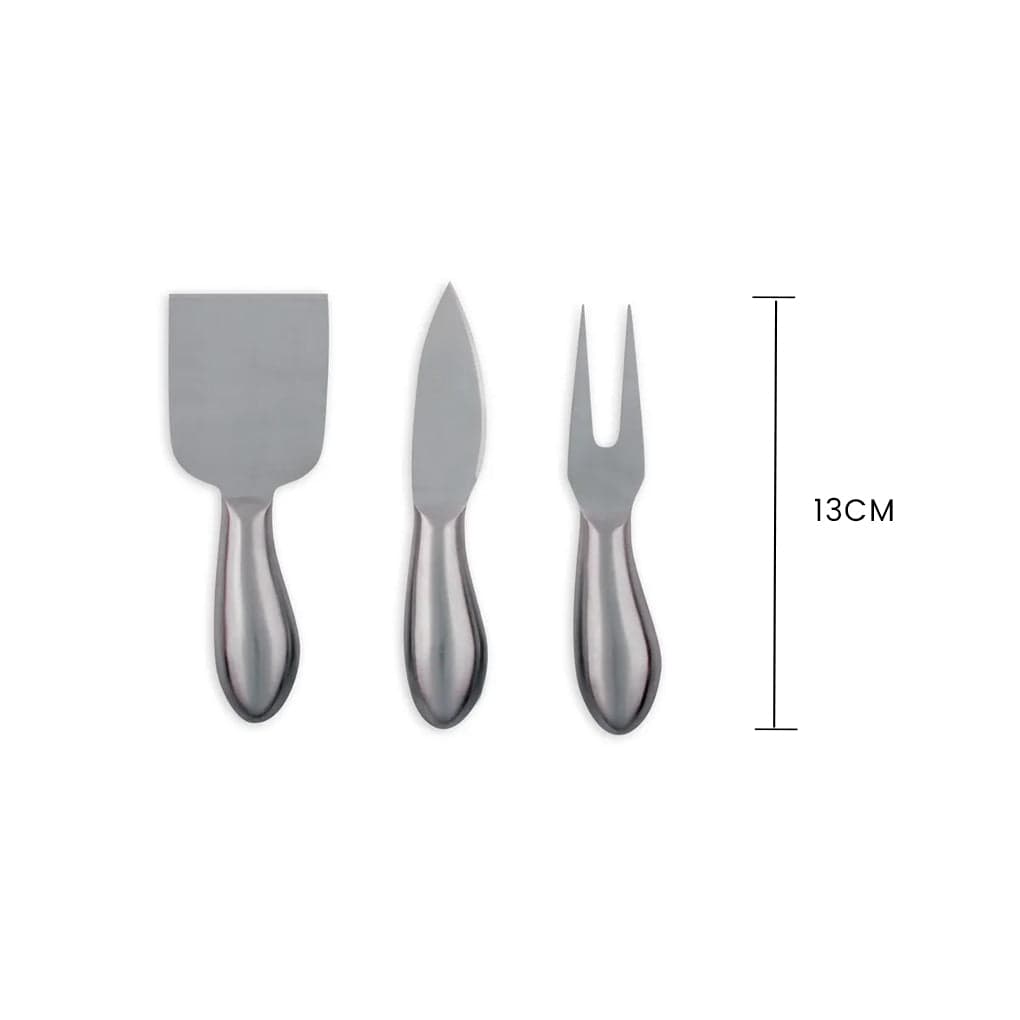 Clevinger Kitchen Knives Clevinger Belmont 3 Piece Stainless Steel Cheese Knife Set