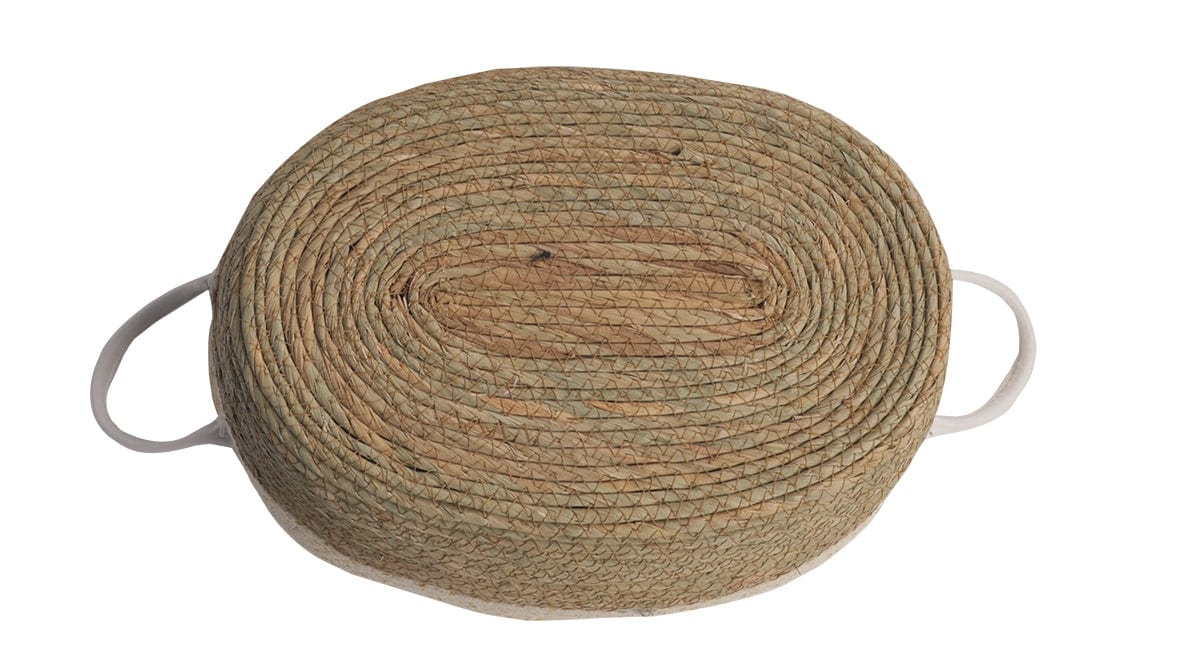 Living Today 2 Piece Cotton Rope Stripe Carry Handles Storage Baskets set