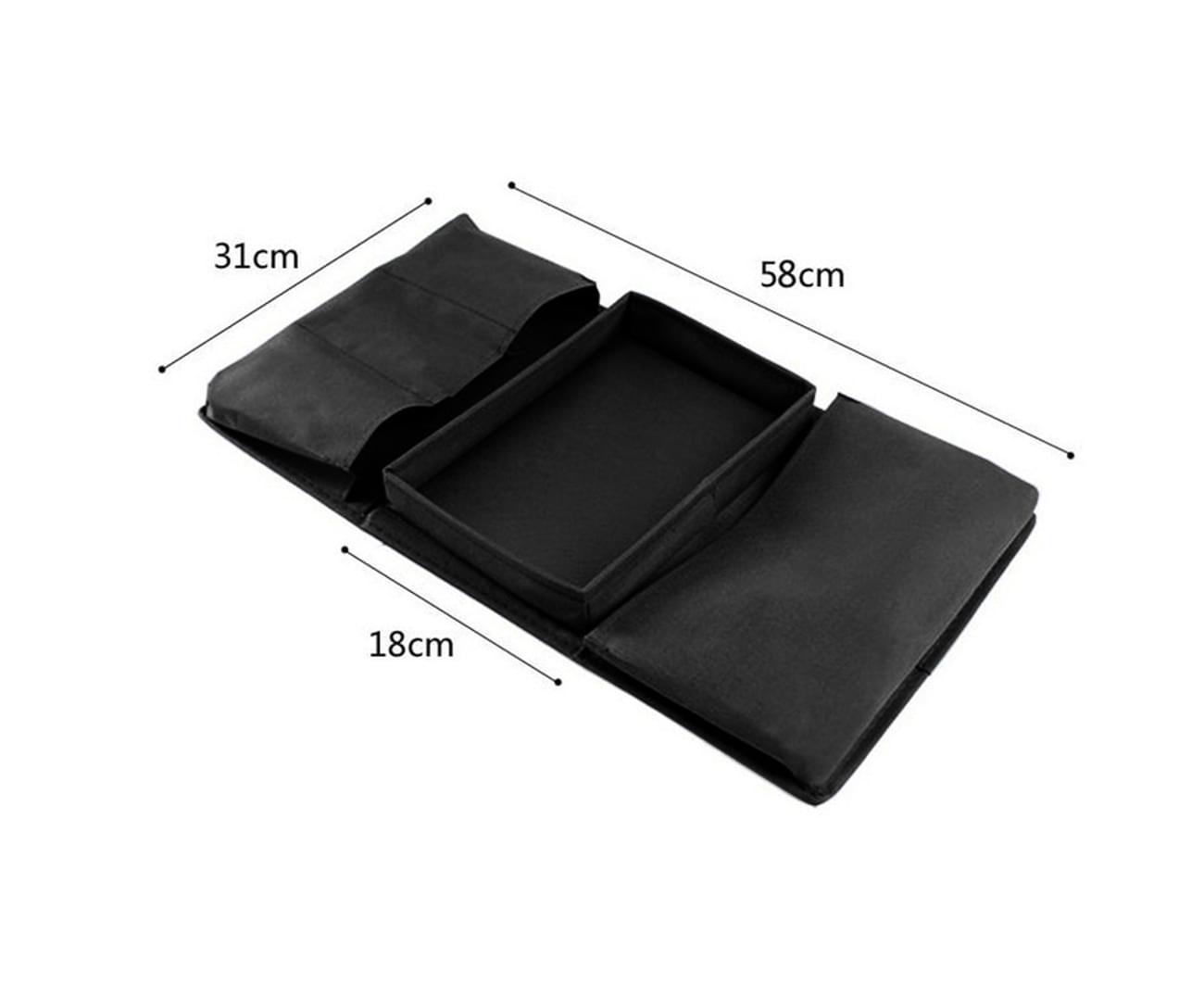 Living Today Gifts and Novelties Sofa Armrest Fabric Organiser Side Pouch Storage Bag Damp Proof Double Sided