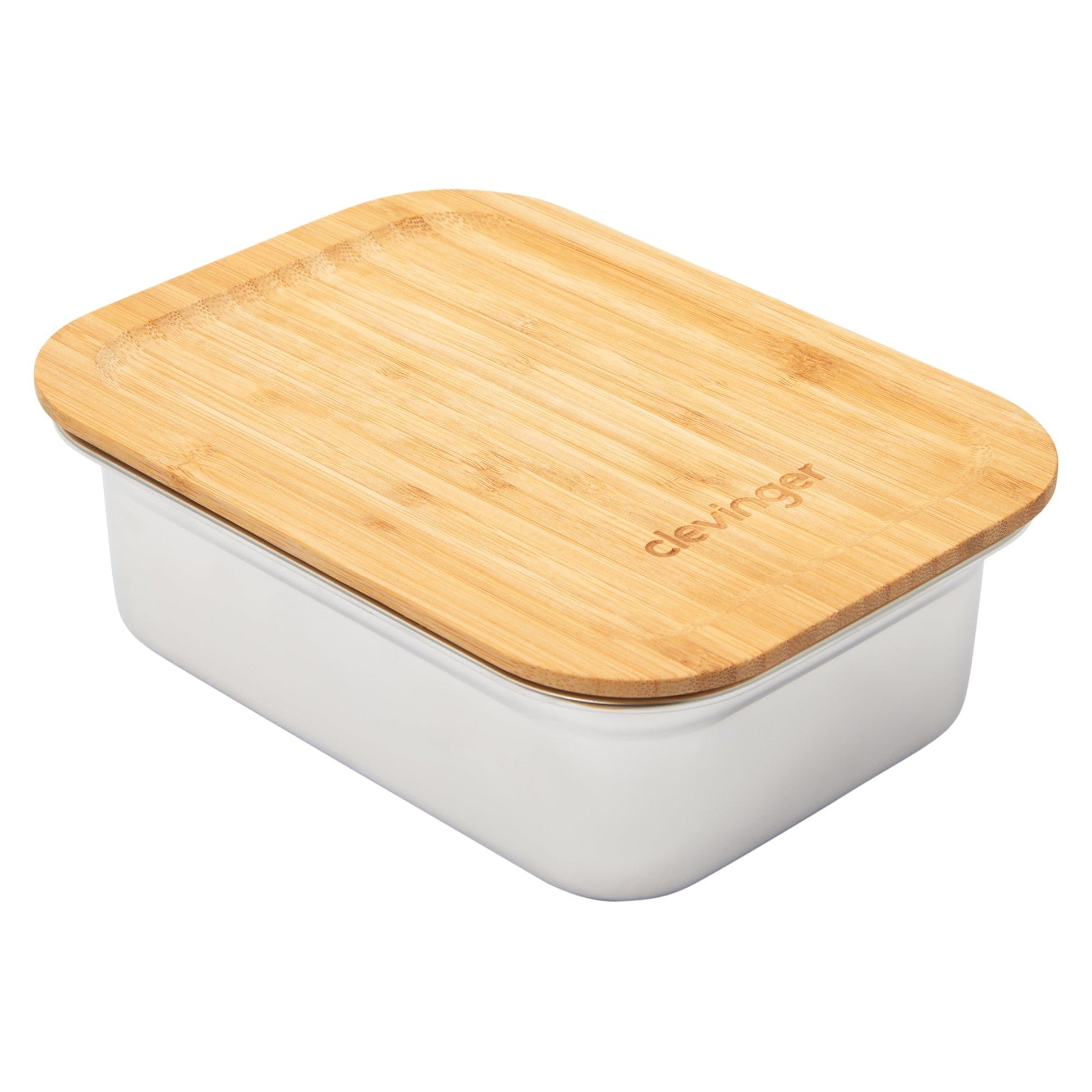 Clevinger Lunch Box Clevinger Stainless Steel Bamboo Large Lunch Box 1200ml