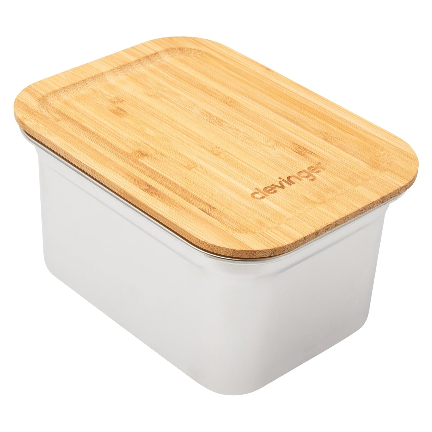 Clevinger Lunch Box Clevinger Stainless Steel Bamboo Extra Large Lunch Box 2000ml