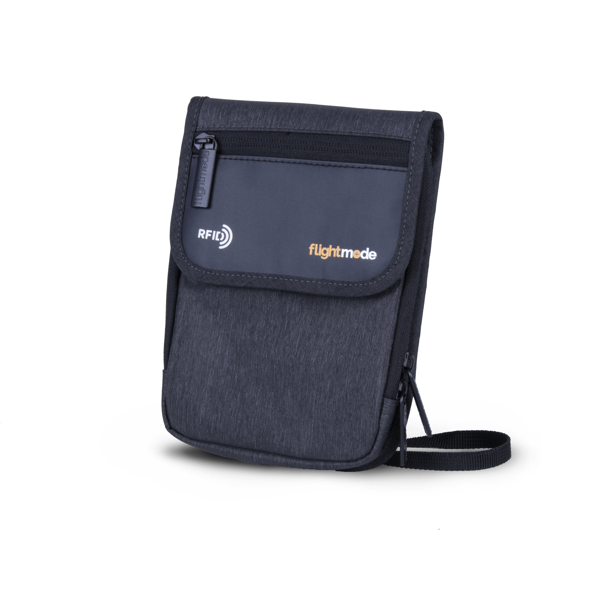 Flightmode Bags and Luggage Flightmode RFID Neck Pouch - Charcoal