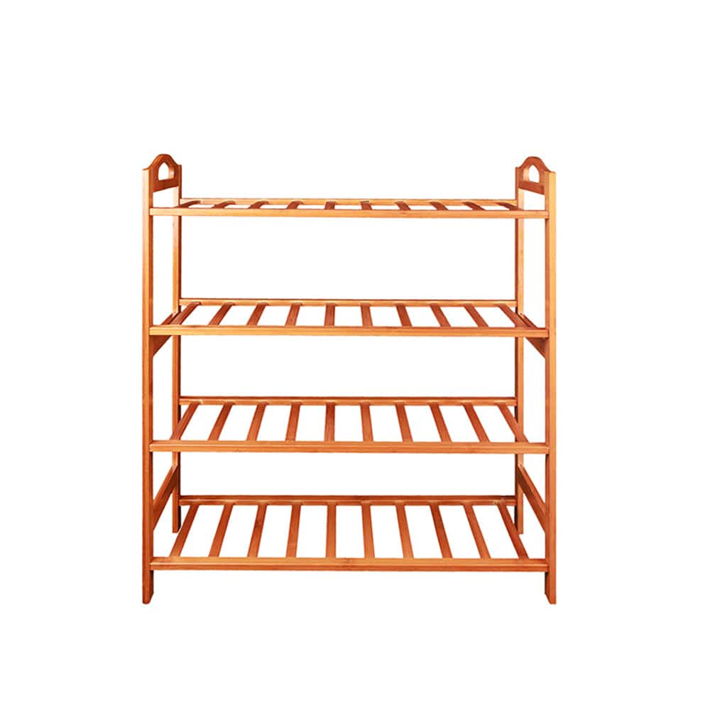 Living Today Shoe Racks & Organizers Bamboo Storage Shoe Rack & Organiser 4 Tiers Layers