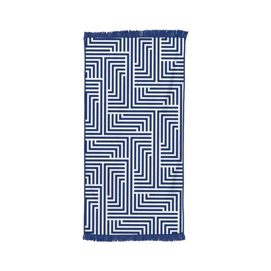 Living Today Rectangular Sand Free Beach Towel with Tassel