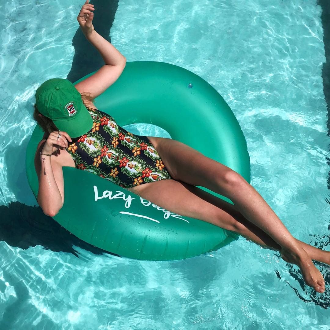 Lazy Dayz Inflatable 110cm Lazy Dayz Inflatable Swim Ring - Teal