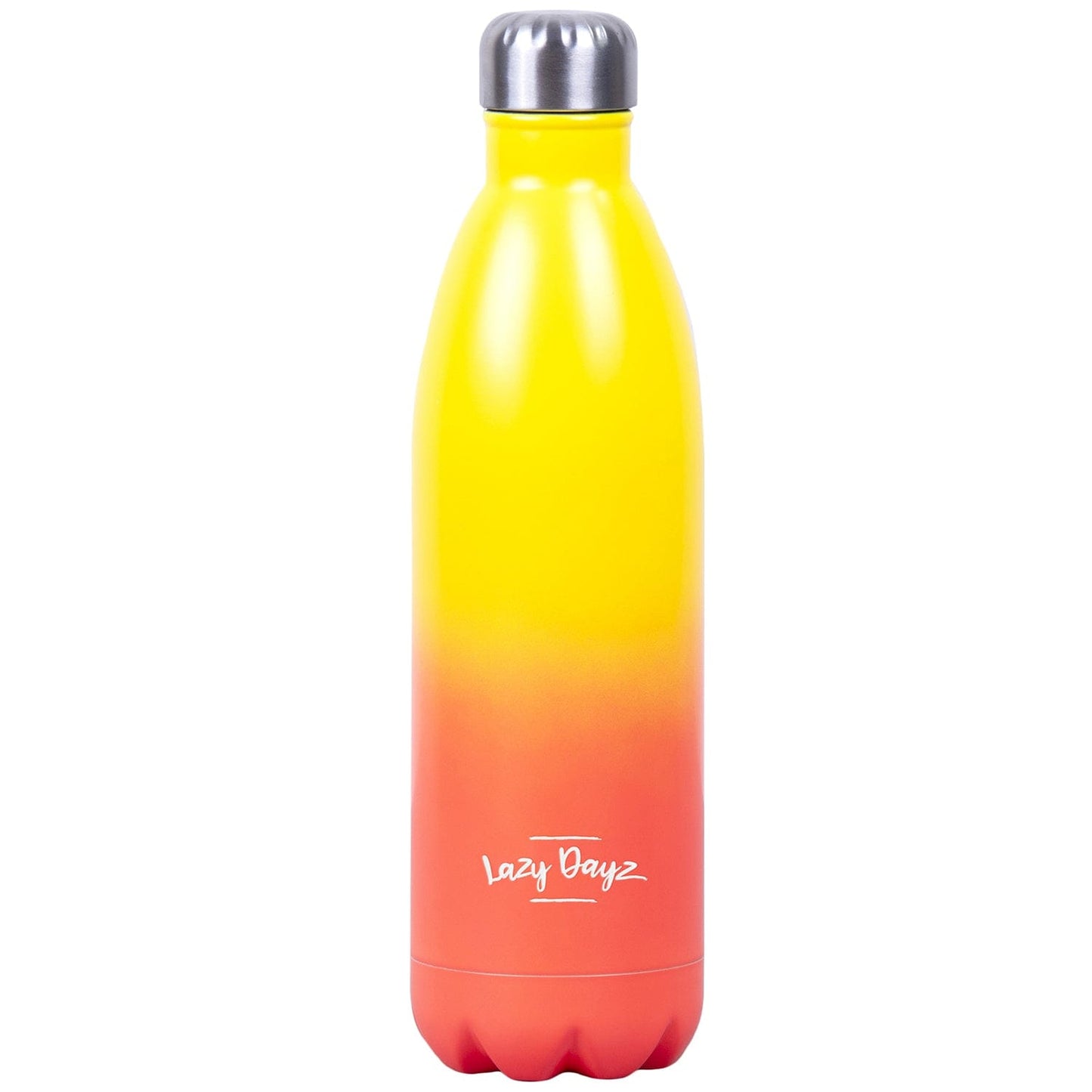 Lazy Dayz Hydration Lazy Dayz Jumbo Drink Bottle 1L - Yellow Peach Ombre