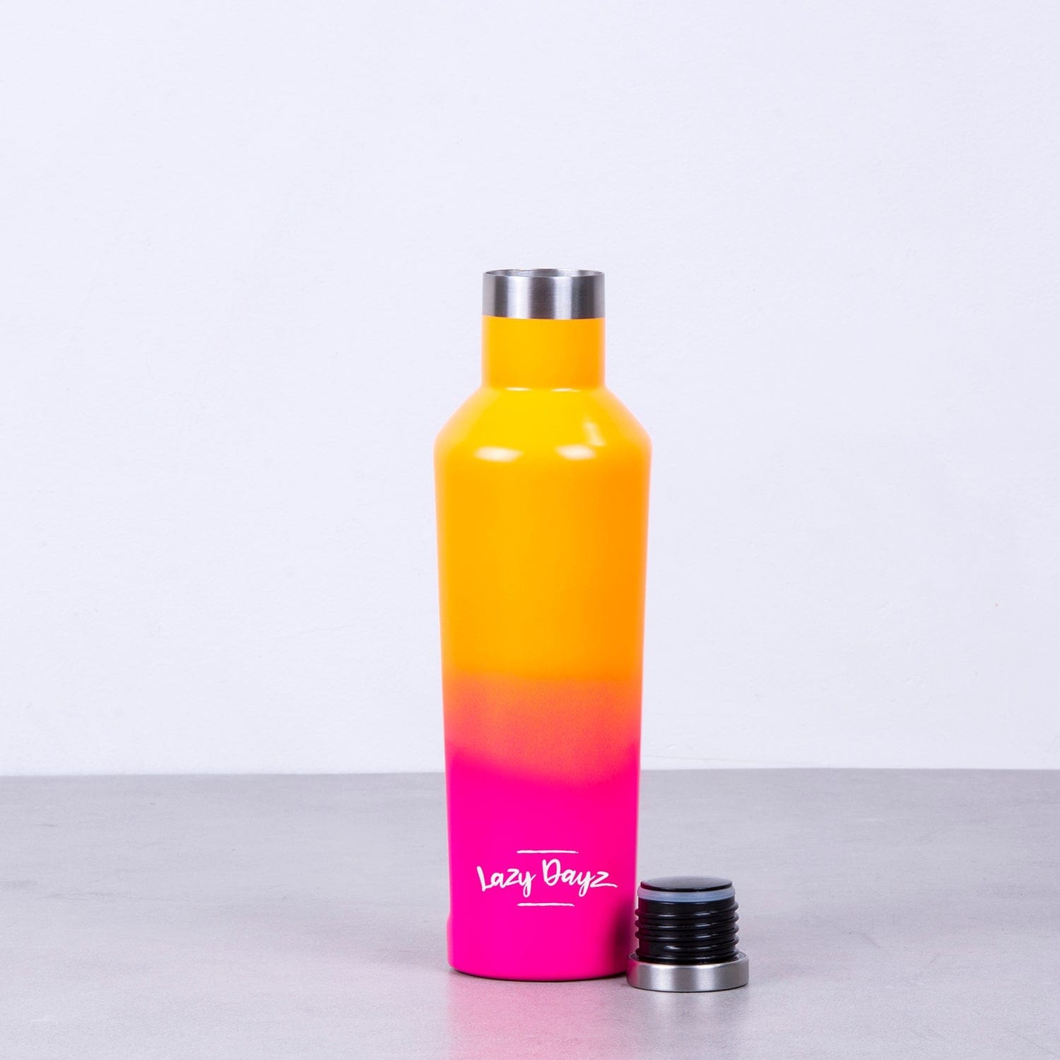 Lazy Dayz Hydration Lazy Dayz Spartan Drink Bottle 480ml - Orange Pink Ombre