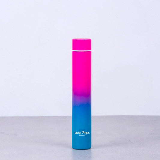 Lazy Dayz Hydration Lazy Dayz Slimline Drink Bottle 300ml - Pink Blue Ombre