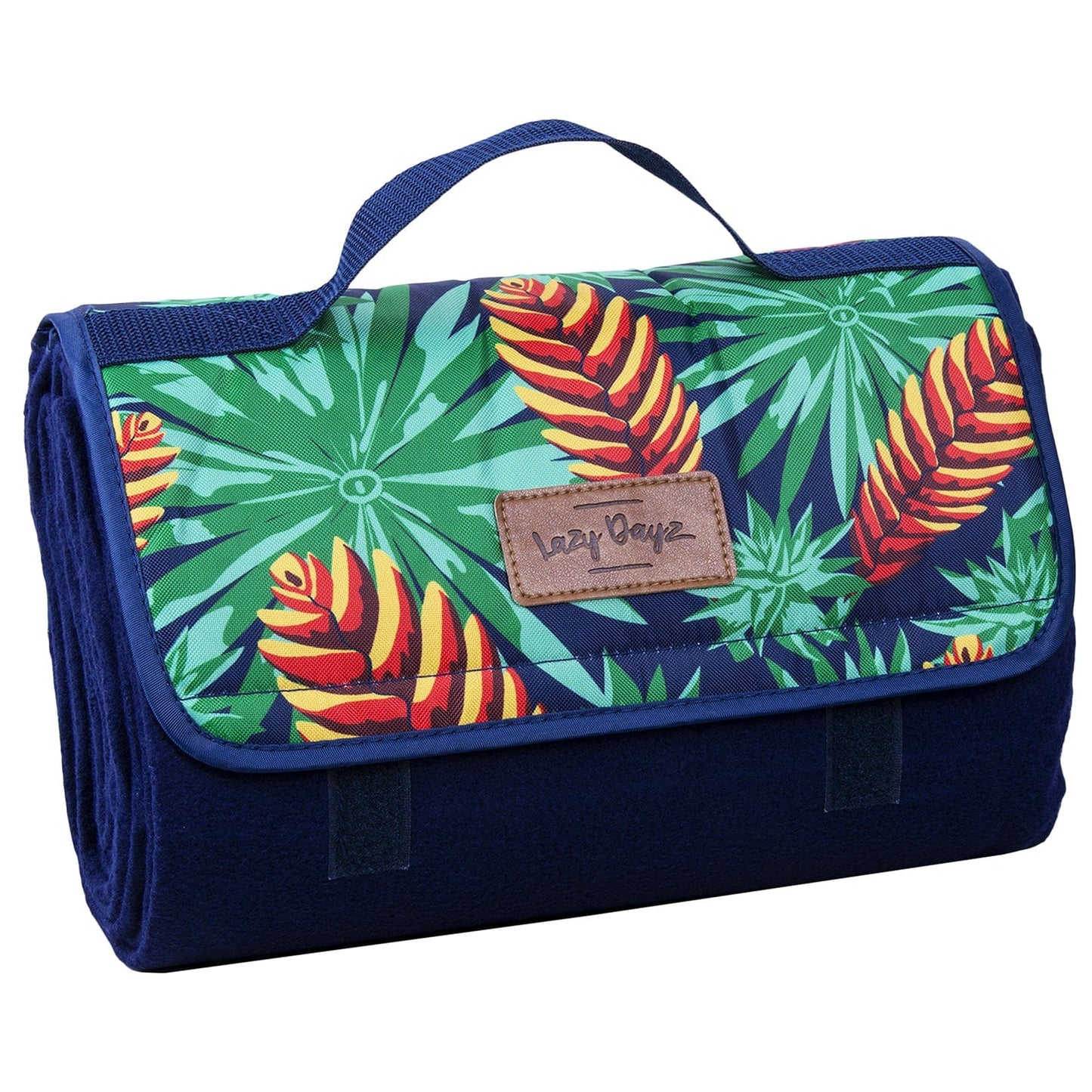 Lazy Dayz Beach and Summer Lazy Dayz Fleece Picnic Rug - Mossman