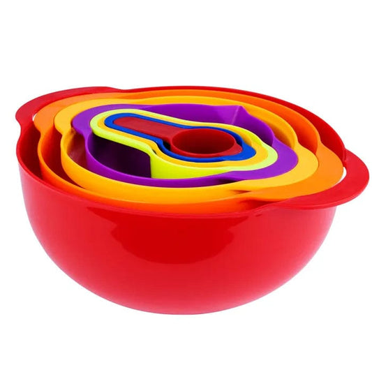 Living Today Mixing Bowl Living Today 8 Piece Measuring & Mixing Bowl Set Multicolor