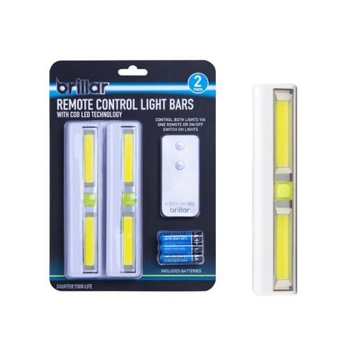 Brillar Brillar Remote Controlled Light Bars 2pk