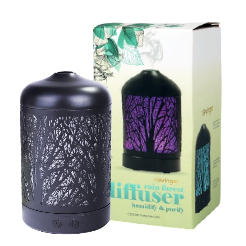 Living Today Gifts and Novelties Clevinger Ultrasonic Touch Control Colour Changing Diffuser / Air Humidifer