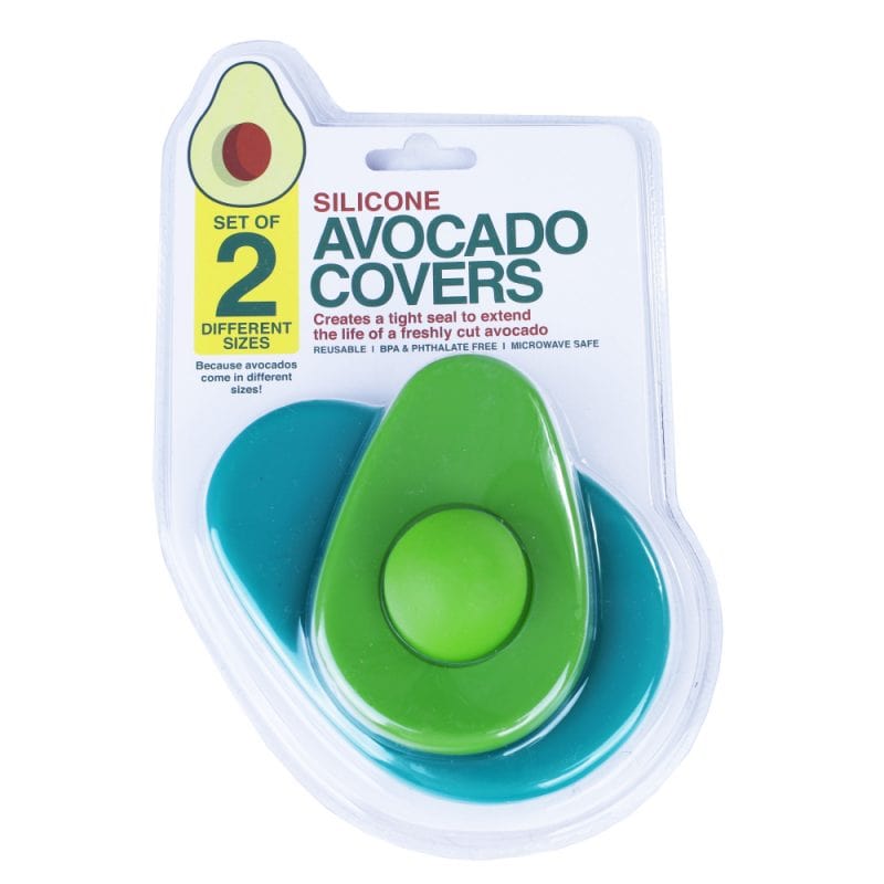Living Today Kitchen Set of 2 Avocado Cover Reusable Silicone Avocado Savers Fresh Greens