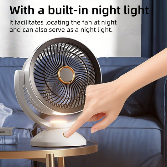 A Desk Fan That Keeps Comfort Within Reach