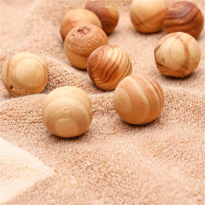 Embrace Natural Protection: Keep Your Clothes Moth-Free with LivingToday 16 pcs Cedar Wood Balls!